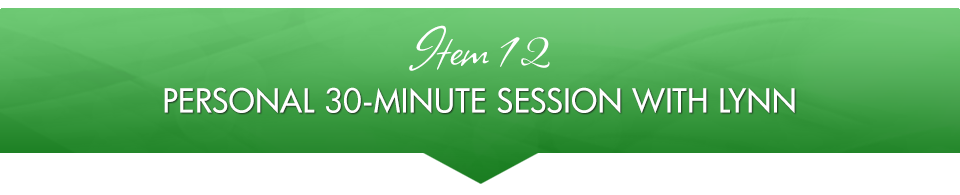 Personal 30-minute Session With Lynn